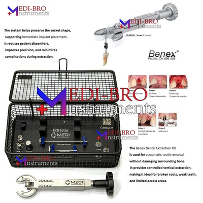 #ad BENEX Tooth Extraction System – Complete Dental Root Removal Kit Black $327.00