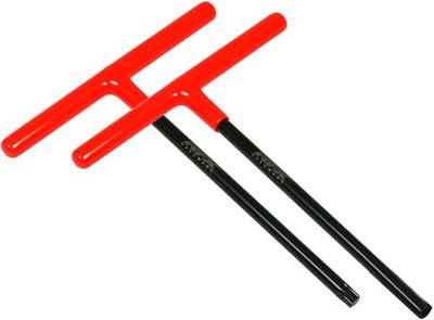 RFX Pro T-Bar Tool with Rubber Handle Set 6mm/T45 Torx Black/Orange