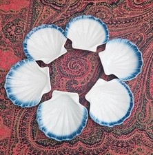 Rare Vintage Wedgwood Set 6 Scollop Dishes Collectable Tableware Mint Condition