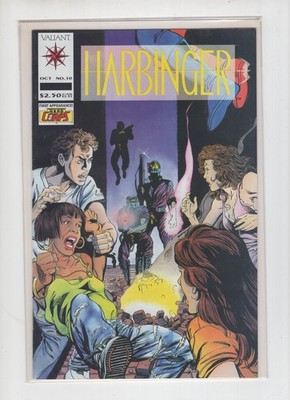 Harbinger #10 (1992) 1st team app H.A.R.D. Corps, Valiant Comics
