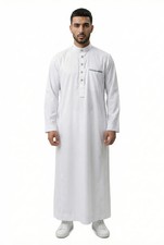 AMSONS thobe Jubba in  White  size  58
