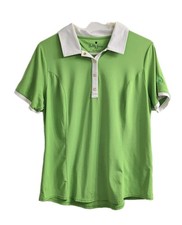 Vtg Bobby Jones Performance Women Golf Polo L...