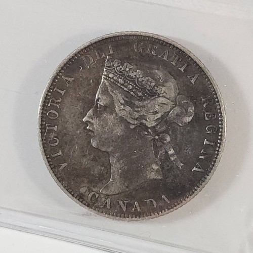 1874 H Canada 25 twenty five cents - ICCS CERTIFIED VF-30 - CD-033 - Imagen 4 de 9