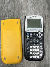 Texas Instruments TI-84 Plus Graphing Calculator Black With Yellow Cover