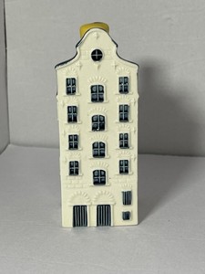 KLM Bols Blue Delft Miniature House Number 33 Empty Royal Distilleries Holland