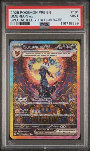 Pokémon Umbreon ex 161/131 Prismatic Evolutions PSA 9 Special Illustration Rare
