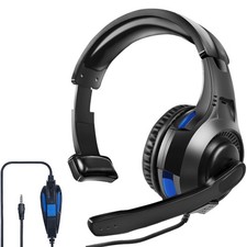 One Ear Headset with Mic for PS5/PS4/Xbox One/Xbox Series X/S/Nintendo Switch...