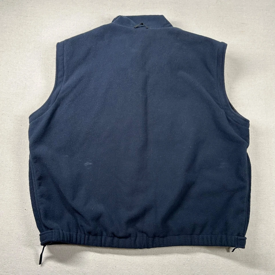 5.11 Tactical Series Vest Mens XL Fleece Conceal Carry Full Zip Off Sleeves Navy - Image 2 of 4