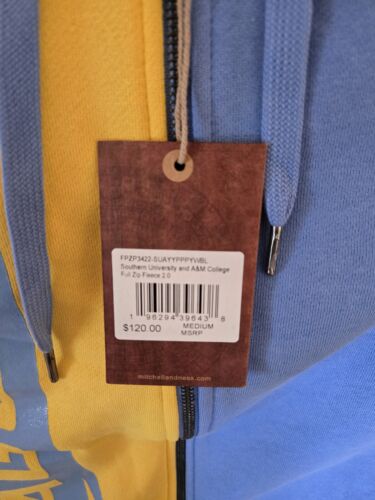 Mitchell & Ness Southern University & A & M Jaguars Hoodie Medium NWT - Picture 5 of 6
