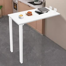 White Wall Mounted Folding Table Wood Folding Dining Table Folding Table New