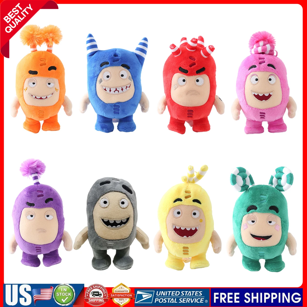 Cute Oddbods Cartoon Game Doll Action Figure Gift Kids Toy Gifts