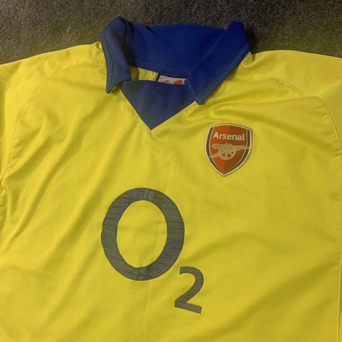 Megga Sports ARSENAL O2 Football Soccer Futbol Shirt Jersey Size
