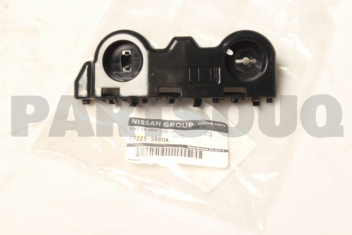 622255RB0A Genuine Nissan BRACKET FRONT BUMPER SIDE,LH 62225-5RB0A