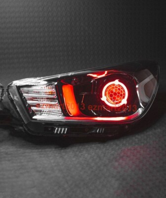 Dream color chasing RGB sharingan halo ring Turn Signal Flash DRL Flow series 2x