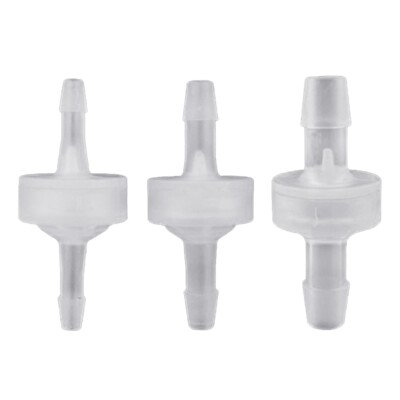 3/4/6mm Plastic One-Way Non-Return Water Inline Fluids Check Valves for Liquid