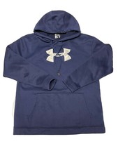 Under Armour Youth Hoodie Navy Blue Size Large EUC