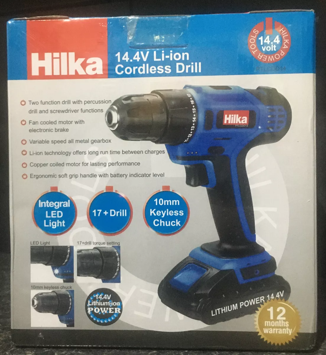 Hilka online cordless drill