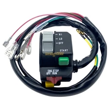 Left Handlebar Switch Start Stop HI/LO Override Headlight for Polaris 4110193