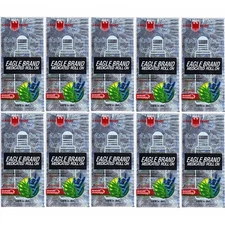 10 x Eagle Brand Medicated Oil Roll On 8ml Dau Trang Con O(Aromatic)