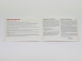 Vindicators Tengen Authentic Original NES Nintendo Manual Only *stickers