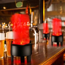 1/2/5/10pcs LED Fake Fire Light Stage DJ 3D Fake Flame Lamp Effect Flame Lamp