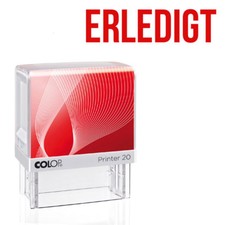ERLEDIGT - Lagerstempel,Büro,Stempel,Textstempel,Selbstfärbend,Printer 20,Colop