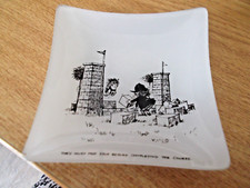 Thelwell Glass Ashtray  - Vintage