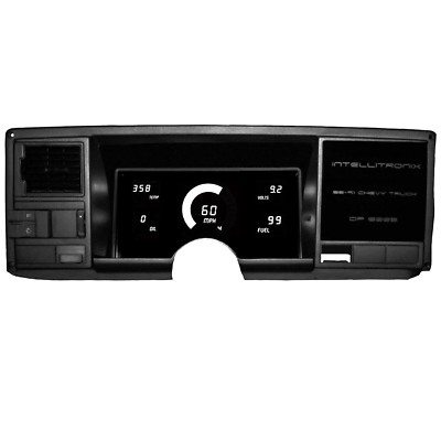 1988-1991 Chevy Truck Digital Gauge Panel WHITE LEDs Intellitronix DP6005 USA