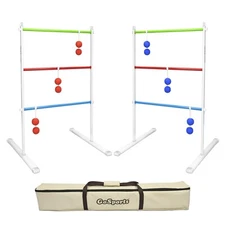 GoSports Premium Metal Ladder Toss Hillbilly Golf Game Set with Carry Case
