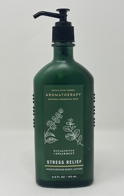 BATH & BODY WORKS STRESS RELIEF BODY LOTION EUCALYPTUS + SPEARMINT 6.5 OZ