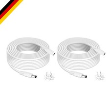 5m DC Verlängerungskabel 12V 18AWG für LED und CCTV Geräte - 2er Pack