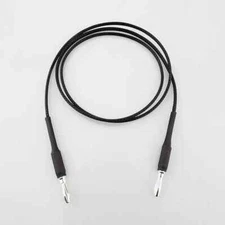 Silver Plated Audio Ground Cable Banana Spade Plug for Phono Vinyl Speaker Amp