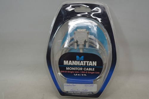 Manhattan Monitor Cable DVI-D Single Link / DVI-D Single Link 1,8 / 6 ft. - 第 1/4 張圖片