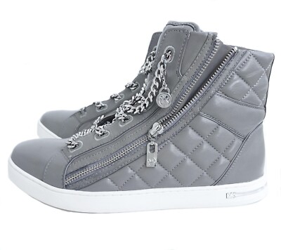 Michael Kors Women Sport Shoes Trainers Urban Chain High Top Leather Gr.38 New