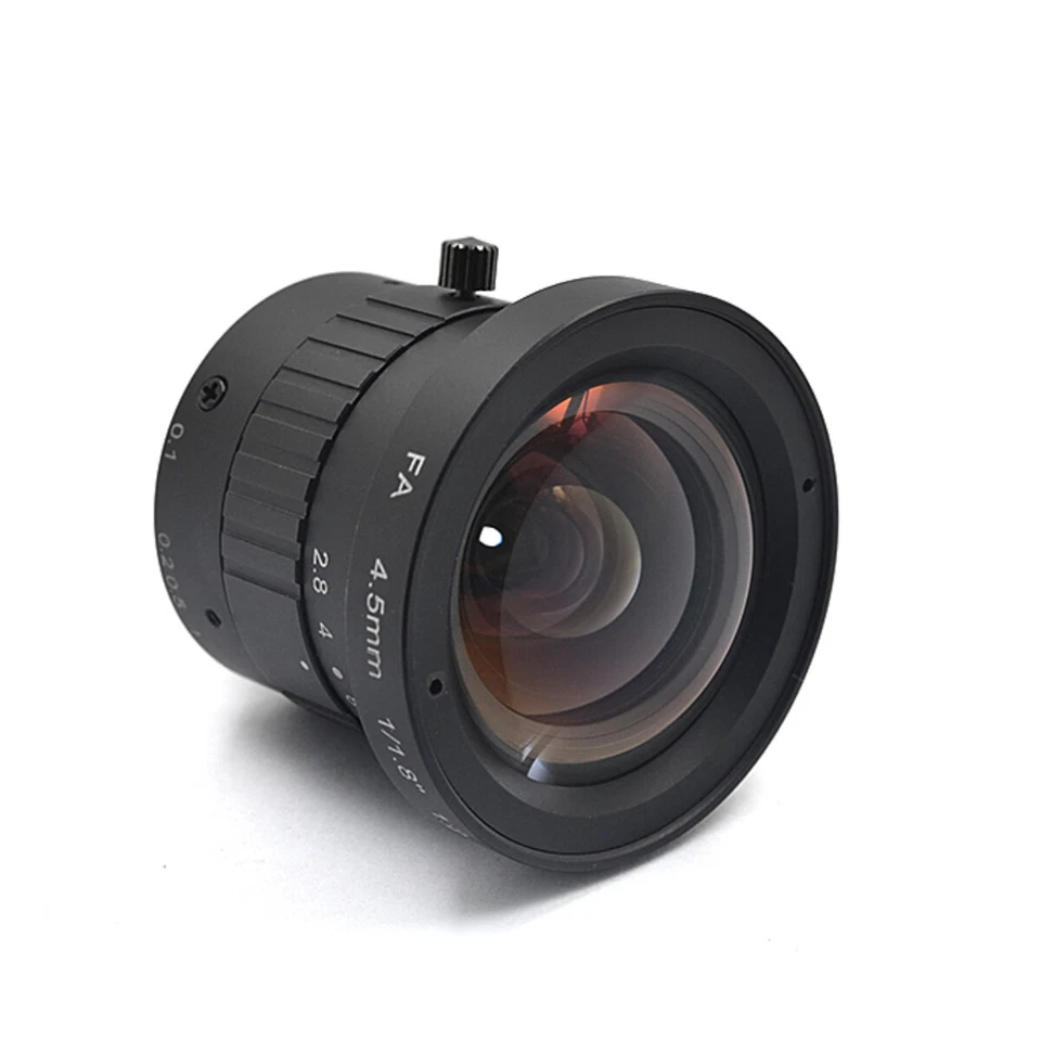 FA 4.5mm wide-angle HD 5MP 1/1.8 "C Mount machine Vision industrial camera lens - Image 2 of 4
