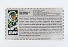 GI JOE 1991 ICEBERG - MAIL-AWAY FILE CARD - SNOW TROOPER - VINTAGE HASBRO RARE