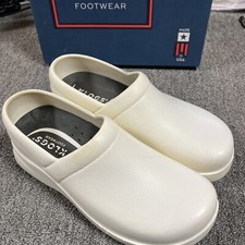 Klogs Boca White Work Footwear Women Clog Shoes Oil and Slip Resistant Sz 7