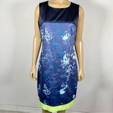 Tahari Women’s Size 8 Sleeveless Nuria Cloud Sheath Dress Lined