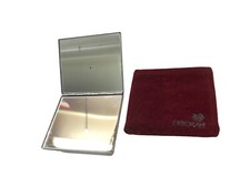 DEBORAH PROFUMI VINTAGE SPECCHIETTO SPECCHIO DA BORSETTA IN METALLO CM 7,2X6,3