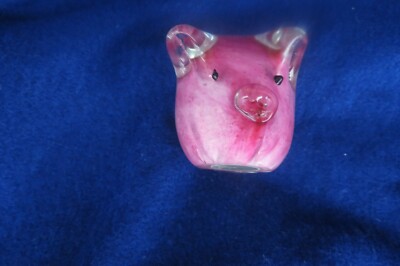 pink pot belly pig shelf/ desk/paper weight