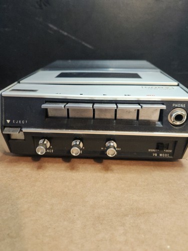 Vintage Working Sony TC-124CS Stereo Cassette-Corder Made in Japan 70s Great Con - Bild 22 von 22