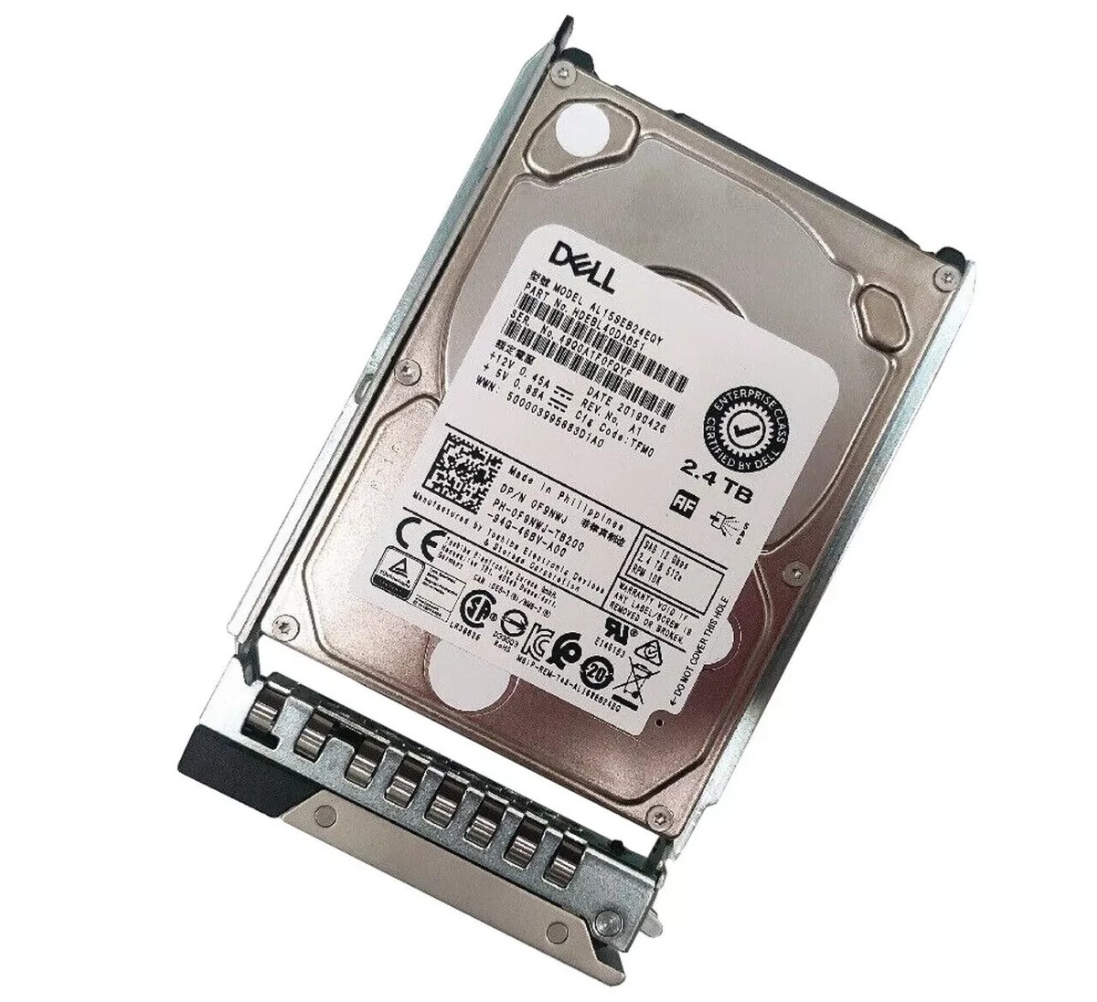 0F9NWJ DELL ORIGINAL 2.4TB 10K 2.5