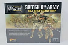 Bolt Action British 8th Army Starter Army New