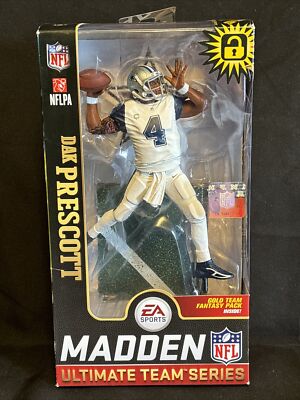 Dak Prescott Mcfarlane Walmart Madden Exclusive White Dallas Cowboys Jersey NIP