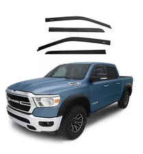 AVS In-Channel Side Window Vent Visors 2009-2023 Ram Crew Cab 1500, 2500 & 3500
