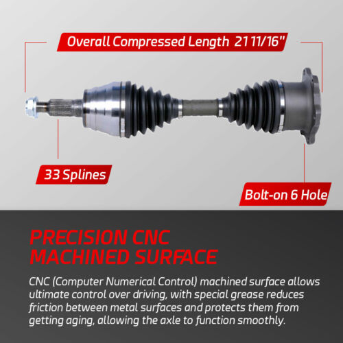 Front Left or Right CV Axle Shaft for Chevy GMC 2500 Hummer Pickup Truck 4WD - Bild 2 von 6