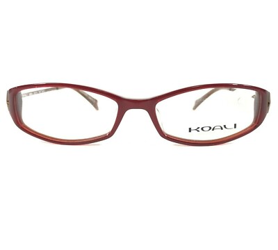 Morel Eyeglasses Frames Koali 6364K GA121 Bronze Red Oval Full Rim 50-16-140