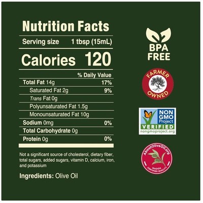 Mild Taste Olive Oil - Cold Pressed for Freshness