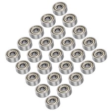 25pcs 4x13x5mm 624ZZ Ball Bearings Carbon Steel, Double Shielded ABEC3