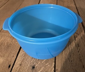 Tupperware Schüssel Blau Reiskocher 3 Liter